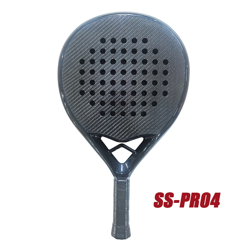 Customized Design Runde 3K Carbon Padel Racket mit Smart Bridge